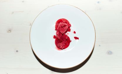’Apple Fanny’ Brutalist dish from Carsten Höller’s Brutalisten restaurant 