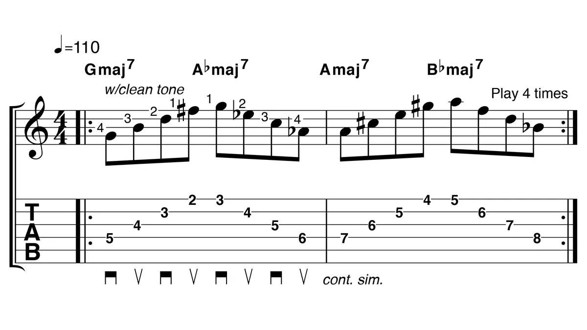 Mark Knopfler's simple guitar tip