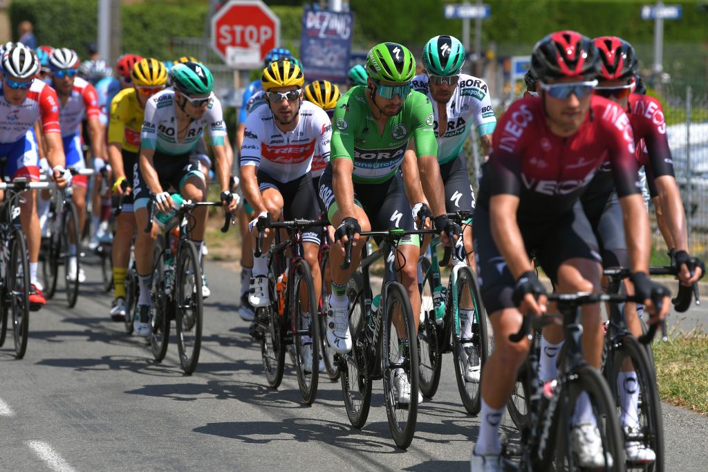 Peter Sagan in the green jersey