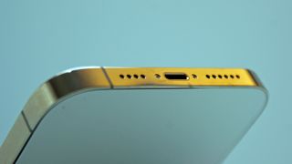 The iPhone 12 Pro Max port