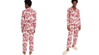 Womens desmond and dempsey floral pajamas