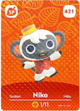 Niko Animal Crossing Card