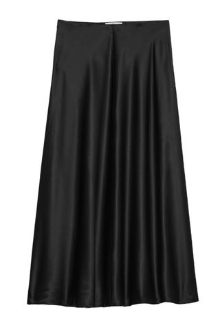 Banana Republic Bias-Cut Silk Midi Skirt