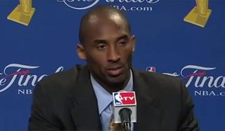 Kobe Bryant Giving An Interview