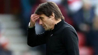 Antonio Conte’s final match was the 3-3 draw with Southampton on 18 March  