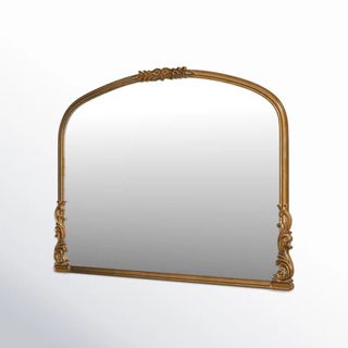 Gold Wood Mirror