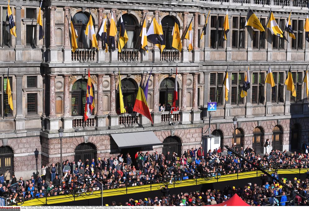 At the start of the 2017 Tour of Flanders