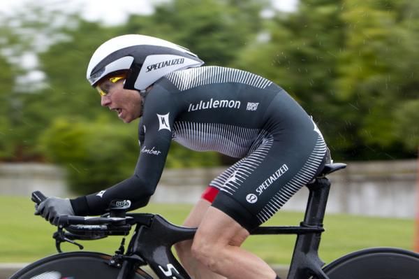 Amber Neben (Team Specialized-lululemon) time trials to a stage win