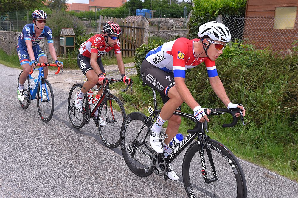 Niki Terpstra (Etixx-QuickStep) on the offensive at Criterium du Dauphine.