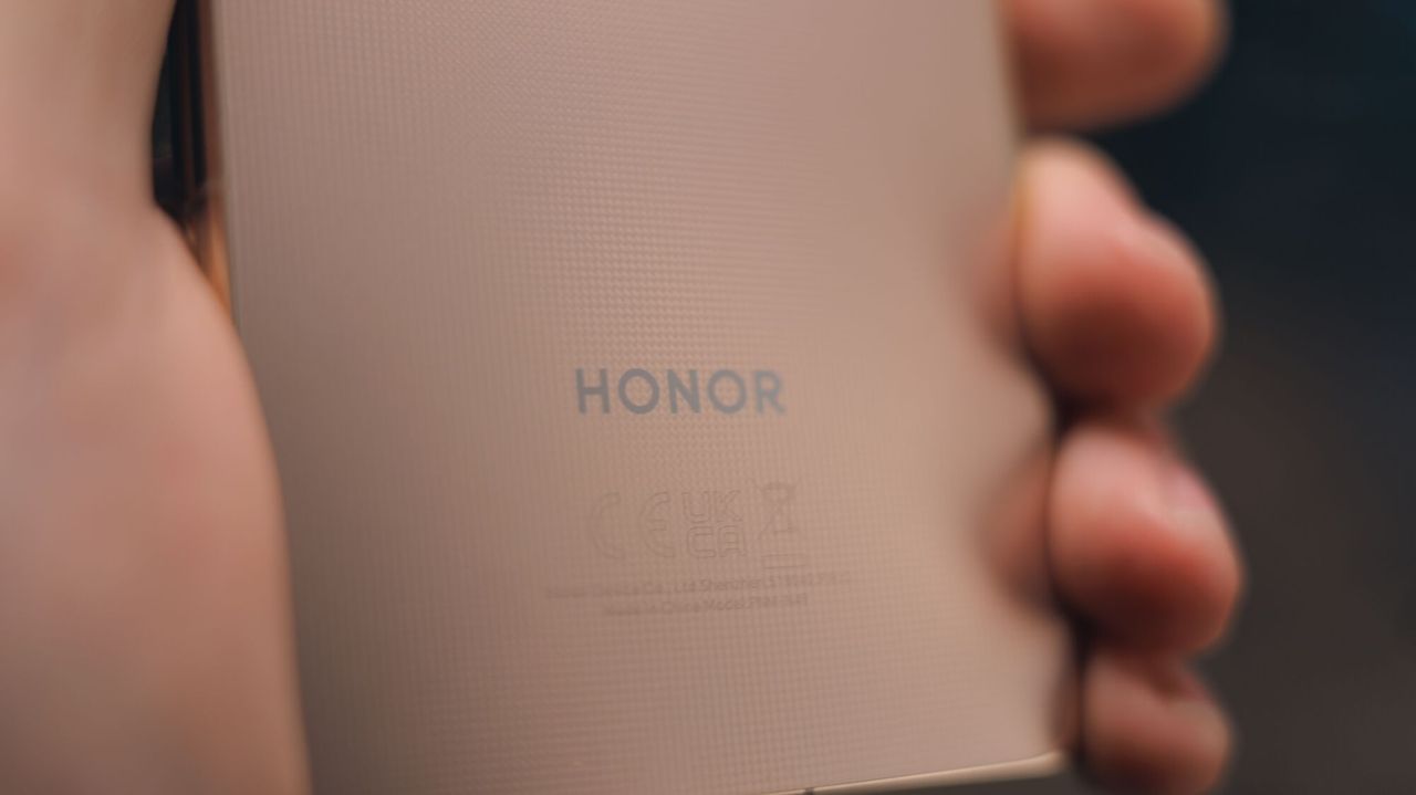 Honor Magic V6 smartphone in gold