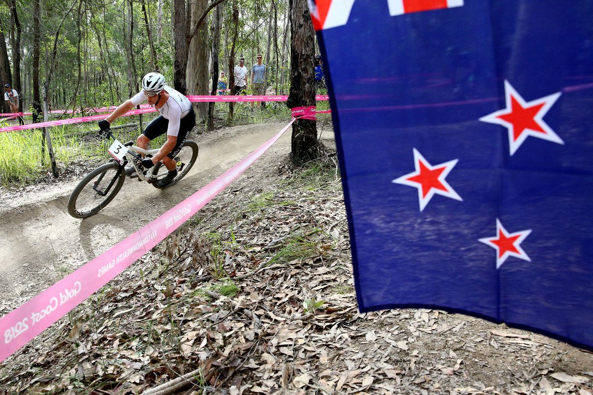 Sam Gaze (New Zealand) riding to gold