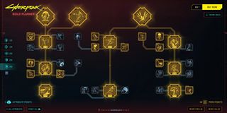 Cyberpunk 2077 skill planner - all cool skill icons