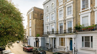 Exterior of first-floor flat in Notting Hill.