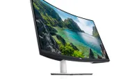 Dell S3221QS against a white background