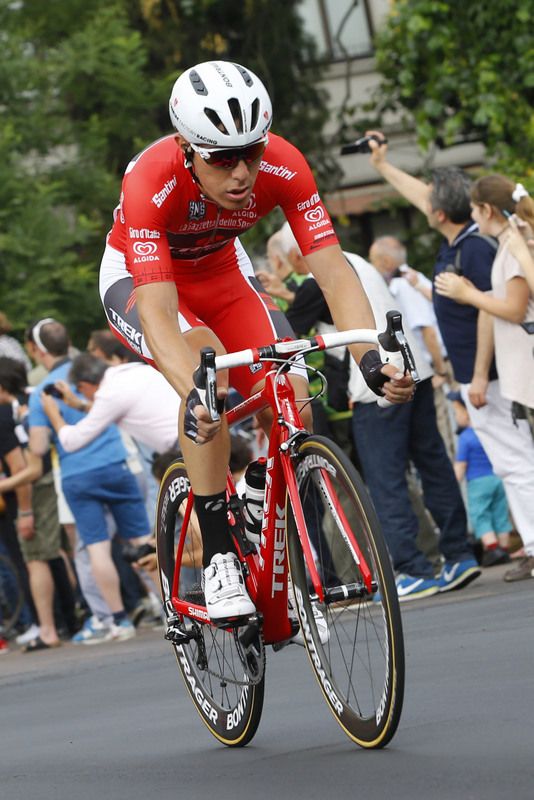 Giacomo Nizzolo (Trek) went for a skin suit today