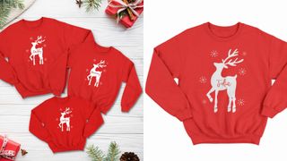 etsy matching christmas jumpers for all the family
