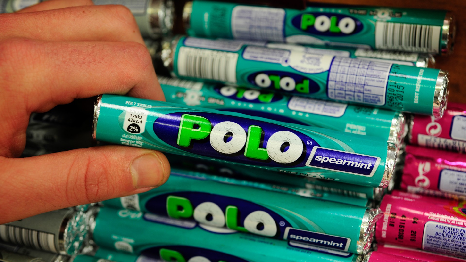 A pack of polo mints