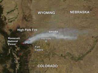 High Park Fire in Colorado