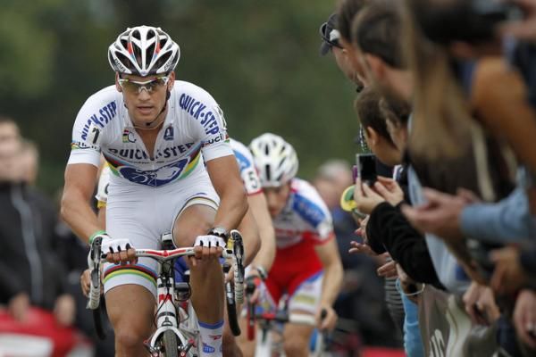 World champion Zdenek Stybar (Quick Step) early in the Koppenbergcross.