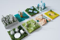 Concept image of different industrial sectors