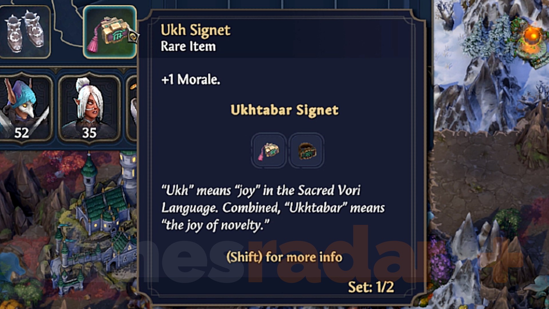 The Ukh Signet, one of the best Heroes Olden Era artefacts.