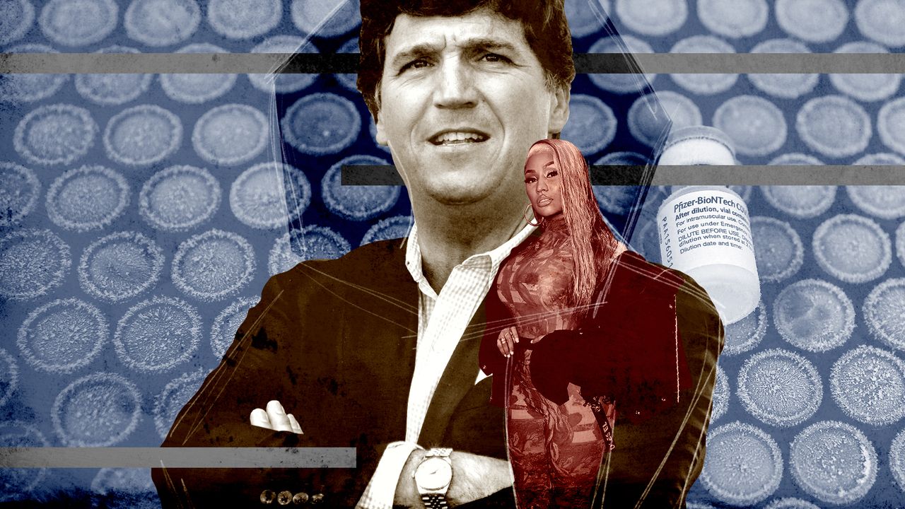 Nicki Minaj and Tucker Carlson.