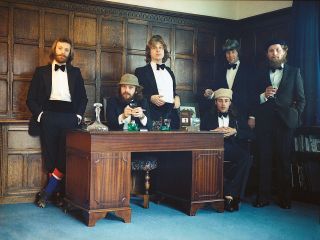Jethro Tull, L-R: Barriemore Barlow, Ian Anderson, John Evan, John Glascock, David Palmer, Martin Barre