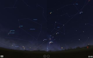 Most sky-charting apps allow the visual magnitudes of the stars to be adjusted to show more or fewer stars. Use this to match your observing conditions. The left-hand panel shows the app as configured for a typical suburban sky, while on the right, more stars are enabled, as seen under a rural sky.