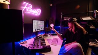 Flava D in the studio