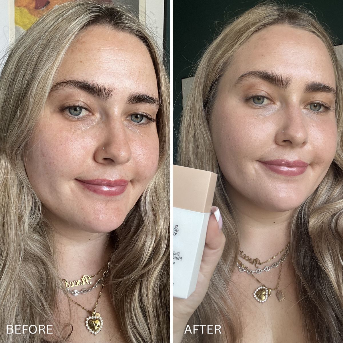 Amelia testing Beauty of Joseon tinted spf