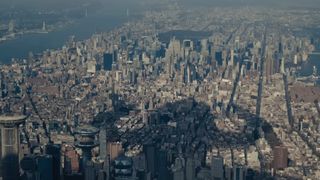 Galactus' shadow cast across Manhattan