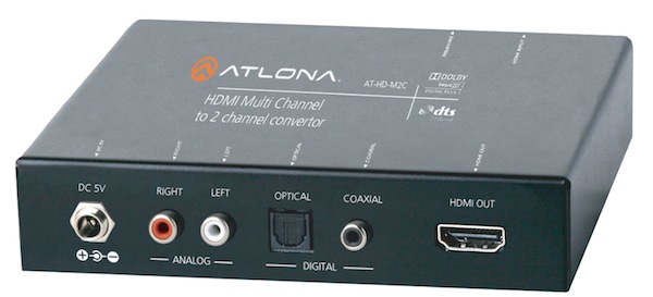 Atlona Now Shipping New AT-HD-M2C Audio Converter