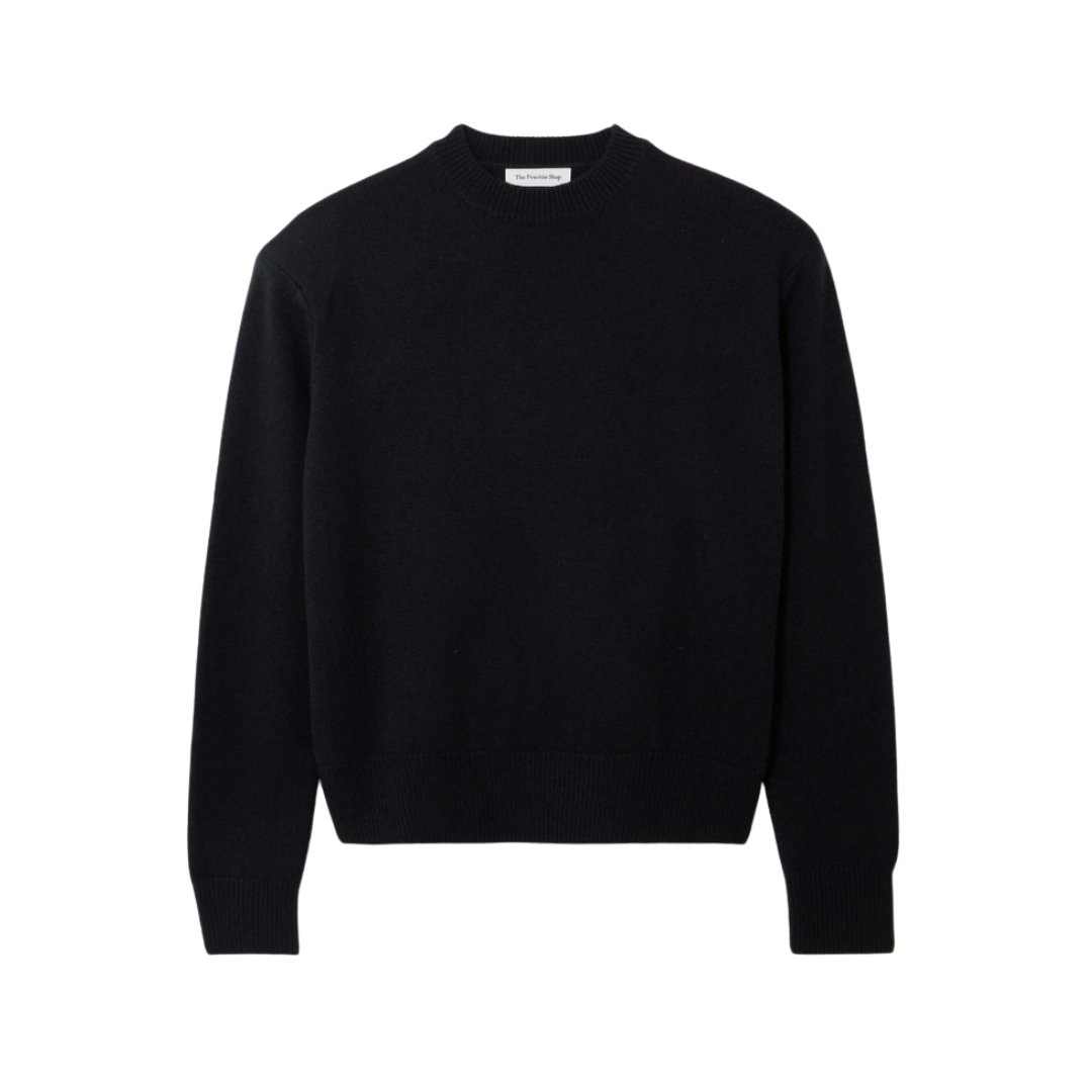 THE FRANKIE SHOP, Rafaela Cropped Merino Wool and Cashmere-Blend Sweater