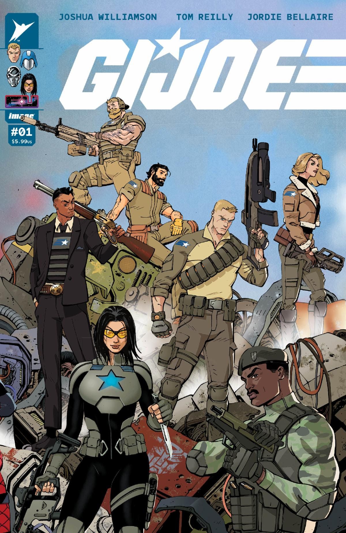 Variant covers for G.I. Joe #1.