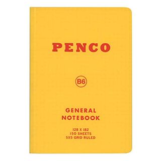 High Tide Cn159 Penco B6 Squared Notebook - Yellow