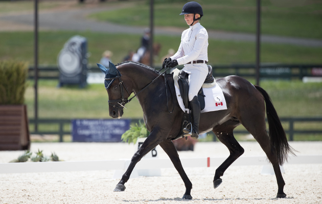 Canadian eventing team