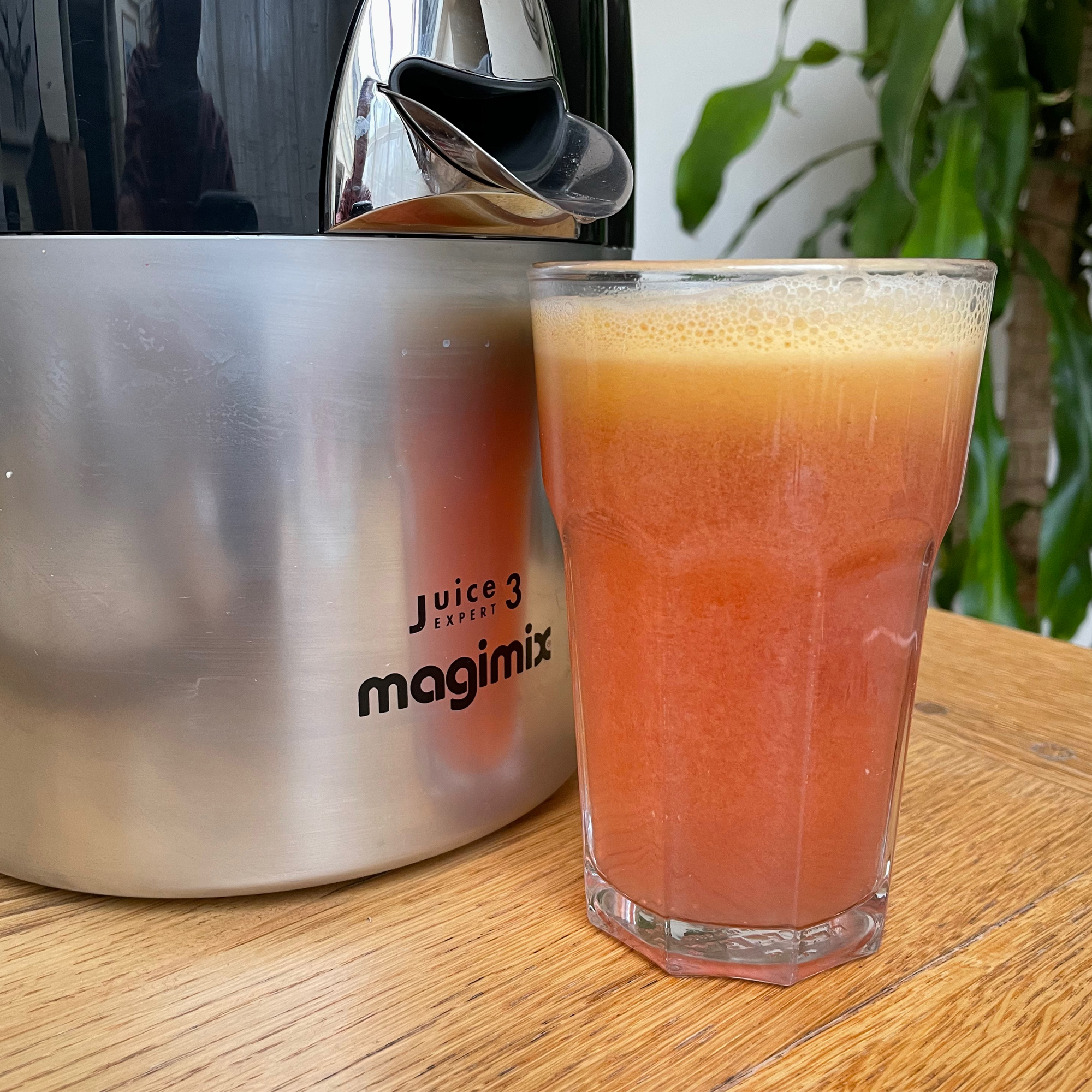 Image of Magimix juicer during testing