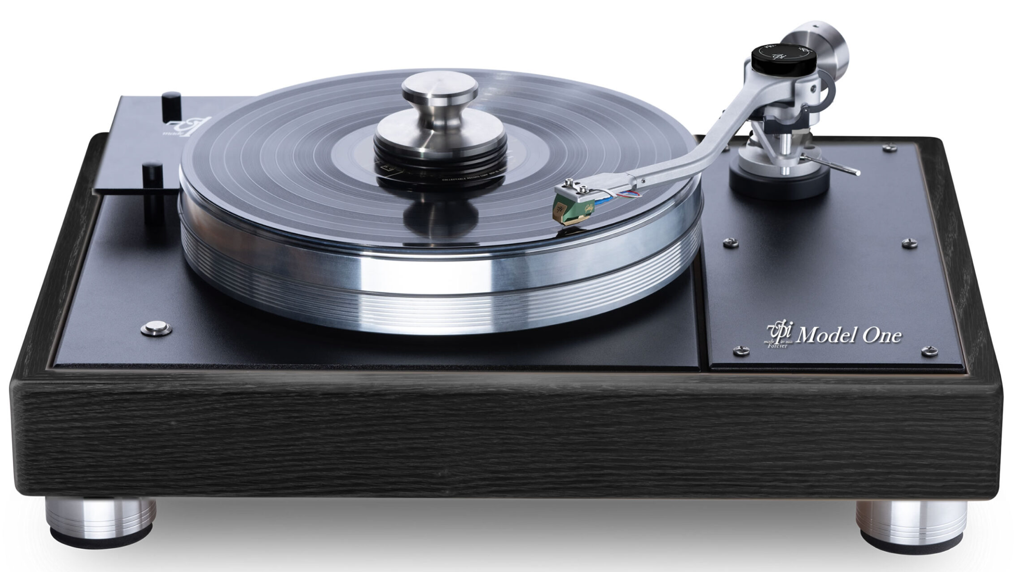 Product shot of the VPI Model One turntable on a white background