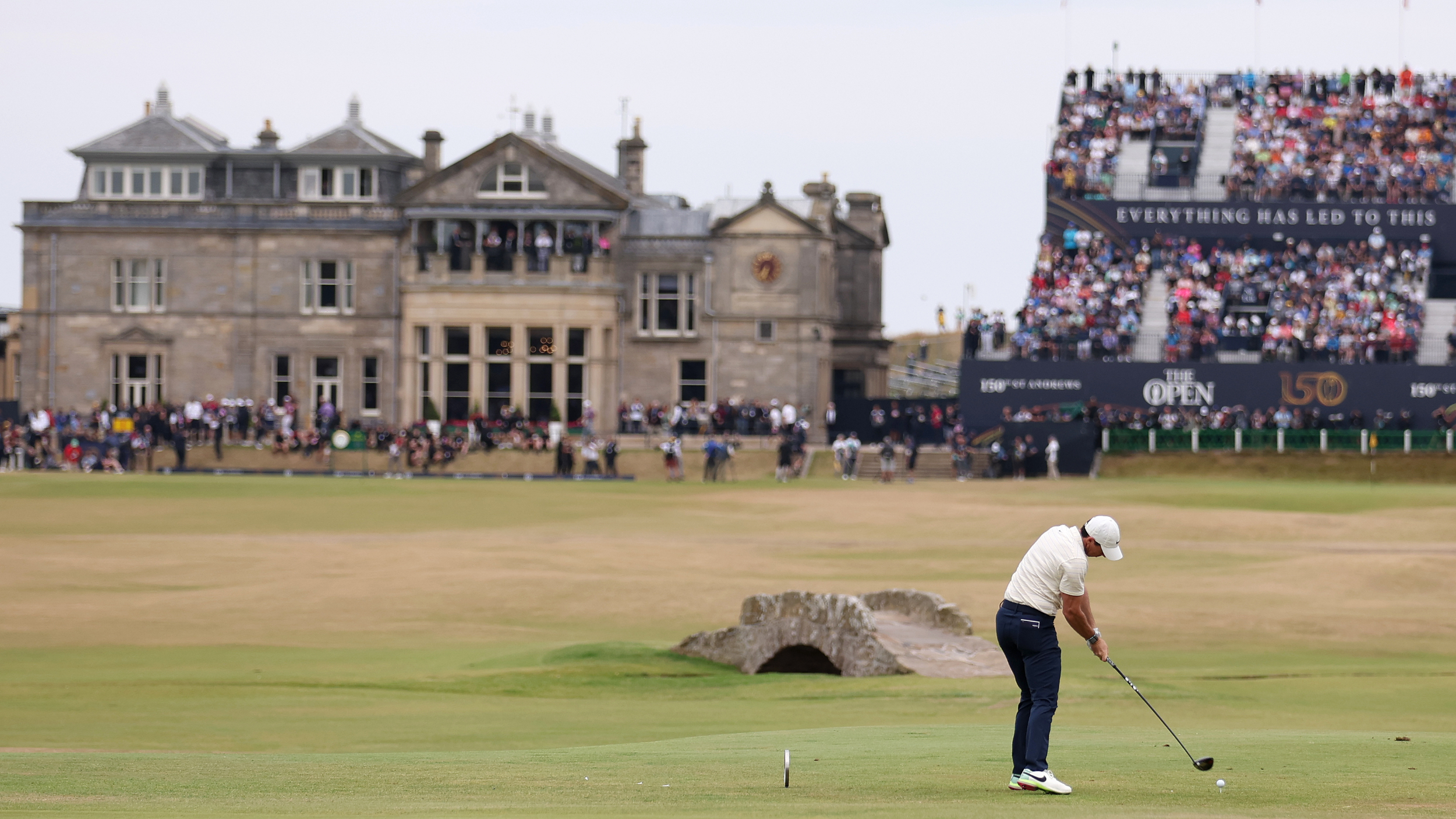 Rory McIlroy at the 2022 Open at St Andrews