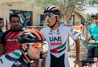 Yousif Mirza in the UAE national champion's jersey