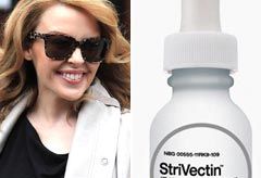 Kylie Minogue and StriVectin's Overnight Resurfacing Serum