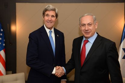 John Kerry and Benjamin Netanyahu, in happier times