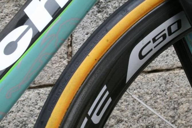 The bike was shod in Vittoria Corsa SC tyres