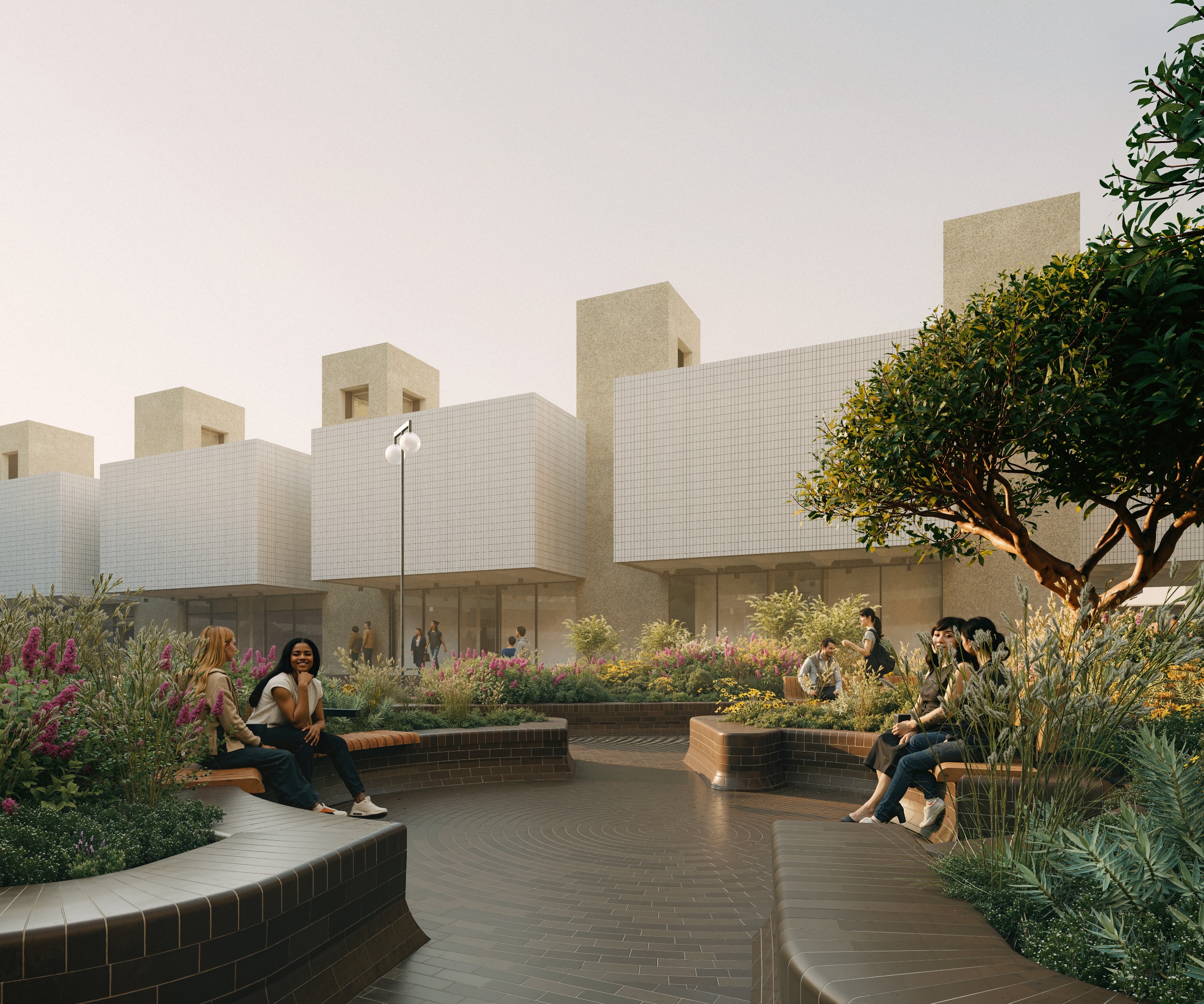 Barbican Sculpture Court vision (Image from Allies and Morrison)_3