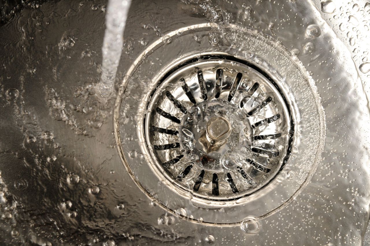 Kitchen sink drain