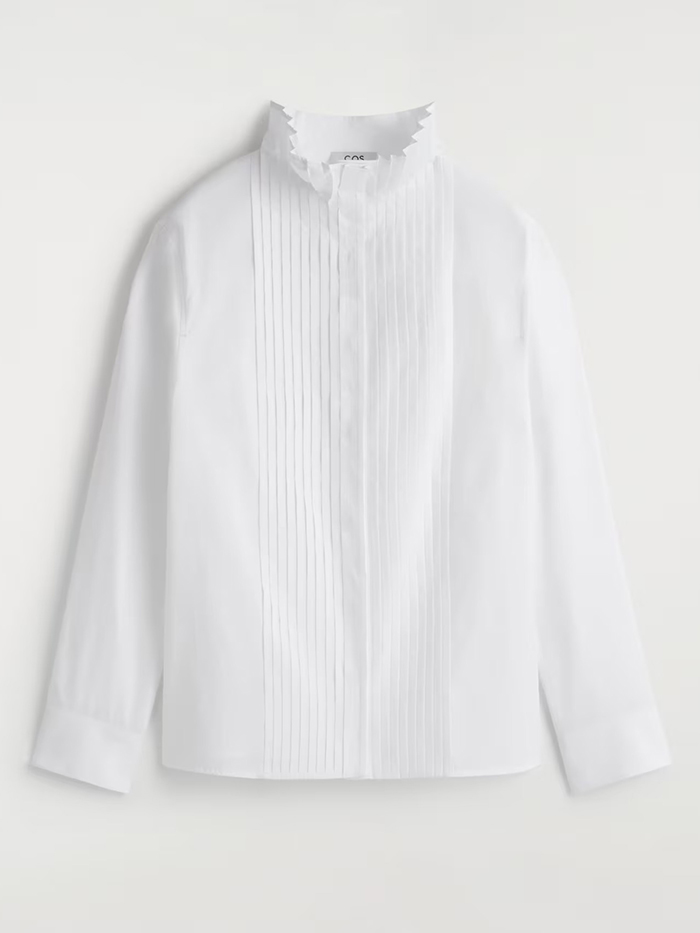 COS, Pintucked Cotton Blouse