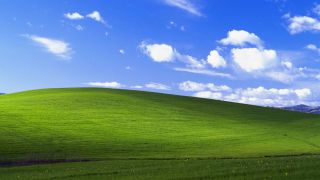 Windows XP default wallpaper