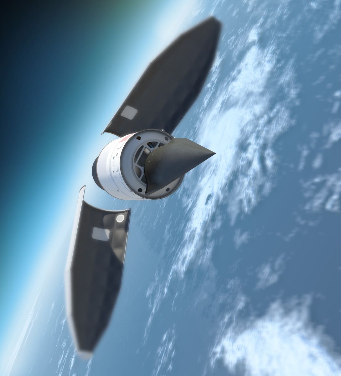 DARPA HTV-2b ミッション パッチ 極超音速滑空ミサイル ICBM US Military Video Shows Hypersonic Aircraft Test Flight | Space