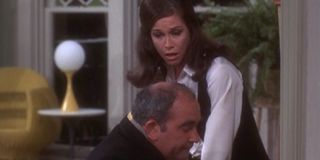 Mary Tyler Moore and Ed Asner in The Mary Tyler Moore Show