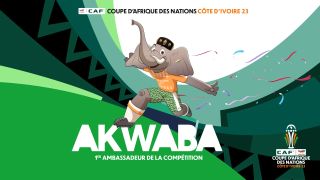 Cartoon of the 2023 Africa Cup of Nations mascot AKWABA